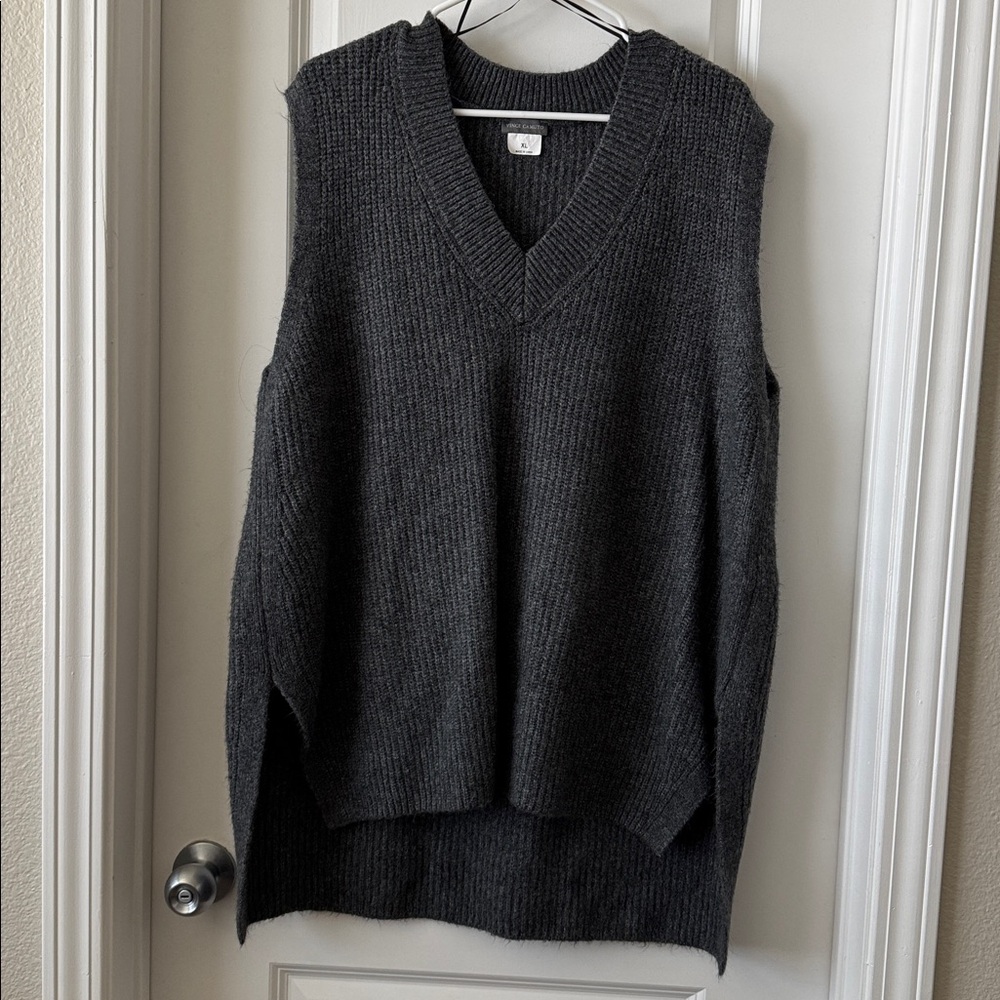 Vince Camuto Charcoal Knit Vest
